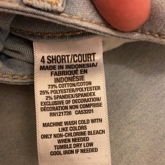 ⭐️⭐️ Aeropastle high waisted jegging - light denim color - Size 4 short. - Picture 5 of 8